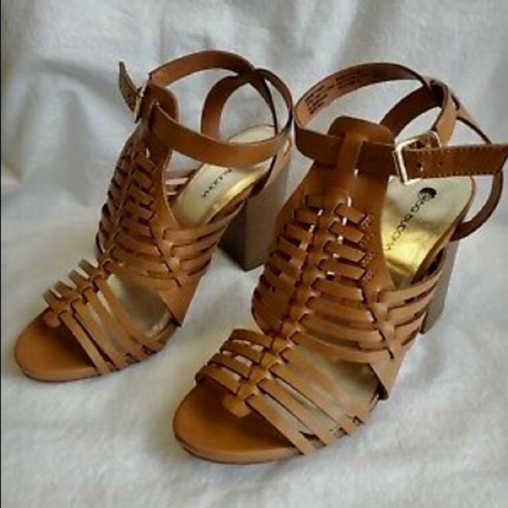 Big Buddha Block Heels Sandals
